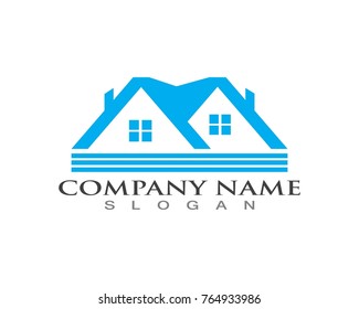 Home Roof Buildings Logos Stock Vector (Royalty Free) 764933986 ...