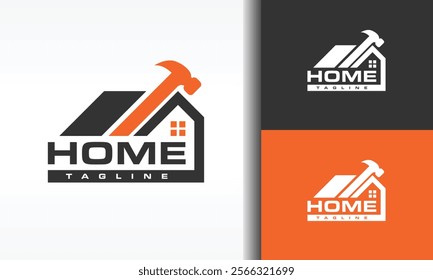 the home roof hammer logo