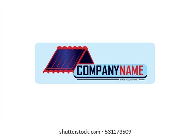 Home roof logo design