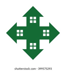 home and roof logo vector.