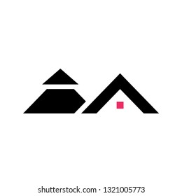 Home roofs logo template vector icon design