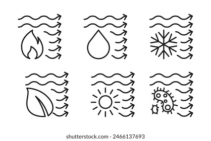 home room heat measurement icon