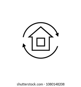 Home rotation icon template