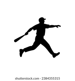 Home Run Icon on White Background - Simple Vector Illustration