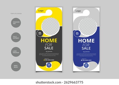 Home for Sale Door Hanger Design For Your Business 