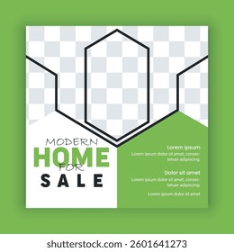 home for sale, modern house, real estate ad, social media post template, home for sale, flyer design, home sale promotional banner