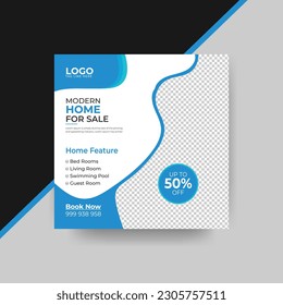 Home sale post banner design for your company