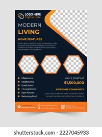 Home sale promotion flyer template.