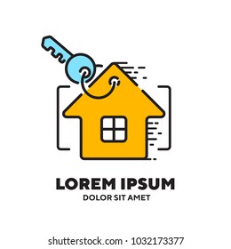  home sale rent simple icons vector illustration