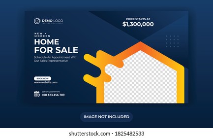 Home sale and rental social media template