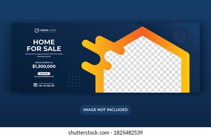 Home sale and rental social media template