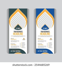 Home sale roll up banner design
