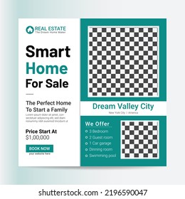 Home Sale Social Media Ad Posts Digital Marketing Vector. Editable Unique Modern Square Template Social Media Layouts And Social Media Web Banners Post Design, Instagram Post Template Design