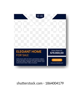 Home for sale social media banner. Property banner design. real estate design for selling your house, apartment, and building