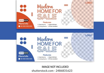 Home For Sale Social media Cover x banner design
