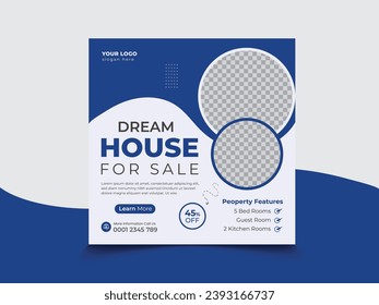 Home For Sale Social Media Post Design, Home Post Design, Elegant Home Design, Real-estate