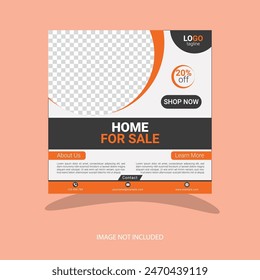 Home for sale Social media post template