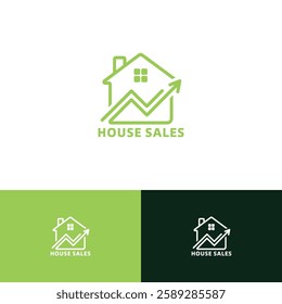 Home sales logo design template