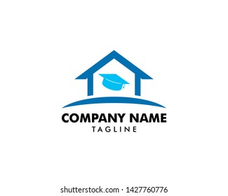 Home Schooling Logo Vector Template