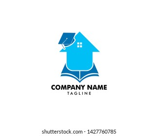 Home Schooling Logo Vector Template
