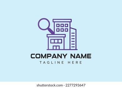 Home search concept vector illustration