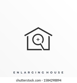 Home Search Illustration Vector Template. Suitable for Creative Industry, Multimedia, entertainment, Educations, Shop, and any related business