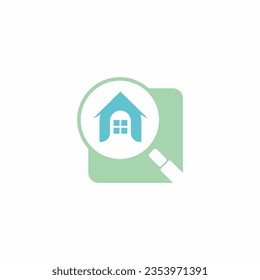 Startseite Suche Logo, Vektorbild