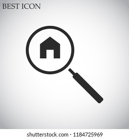 home search vector icon 10 eps