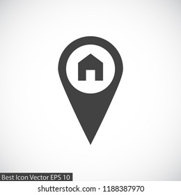home search vector icon 10 eps