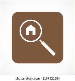 home search vector icon 10 eps