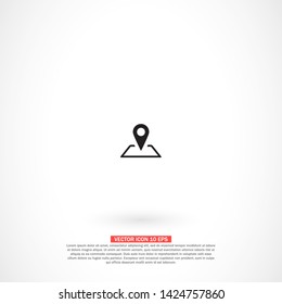 home search vector icon 10 eps , Lorem ipsum Flat design