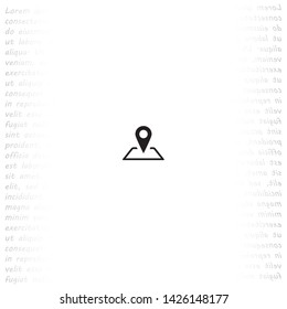 home search vector icon 10 eps , Lorem ipsum Flat design