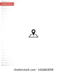 home search vector icon 10 eps , Lorem ipsum Flat design