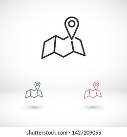 home search vector icon 10 eps , Lorem ipsum Flat design