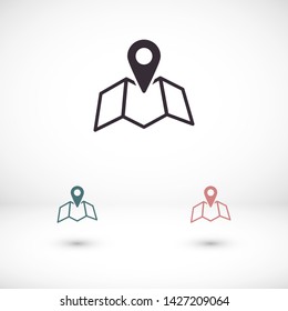 home search vector icon 10 eps , Lorem ipsum Flat design