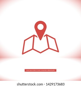 home search vector icon 10 eps , Lorem ipsum Flat design