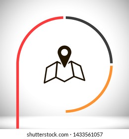 home search vector icon 10 eps , Lorem ipsum Flat design