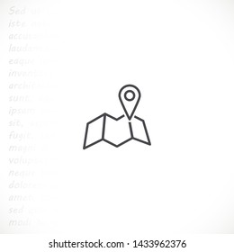 home search vector icon 10 eps , Lorem ipsum Flat design