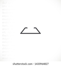 home search vector icon 10 eps , Lorem ipsum Flat design