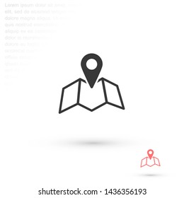 home search vector icon 10 eps , Lorem ipsum Flat design