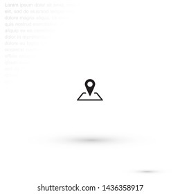 home search vector icon 10 eps , Lorem ipsum Flat design