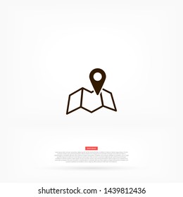 home search vector icon 10 eps , Lorem ipsum Flat design