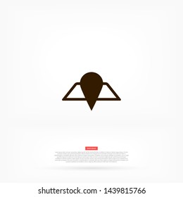 home search vector icon 10 eps , Lorem ipsum Flat design