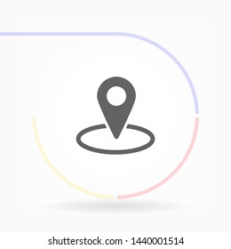 home search vector icon 10 eps , Lorem ipsum Flat design