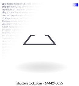 home search vector icon 10 eps , Lorem ipsum Flat design