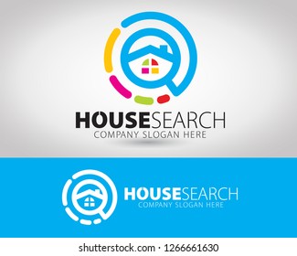 Home Search Vector Logo