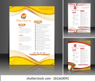 Home Security Agent Flyer & Poster Template
