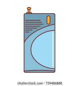 Home security alarm cartoon icon vector illustration for design and web isolated on white background. Home security alarm vector object for label web and advertising