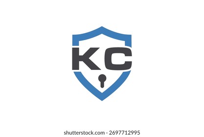 Marca de seguridad para el hogar con el logotipo de KC