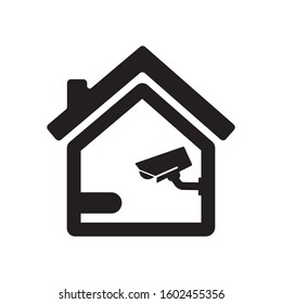 Home Security camera icon, Security camera symbol for your web site , logo, app, UI design